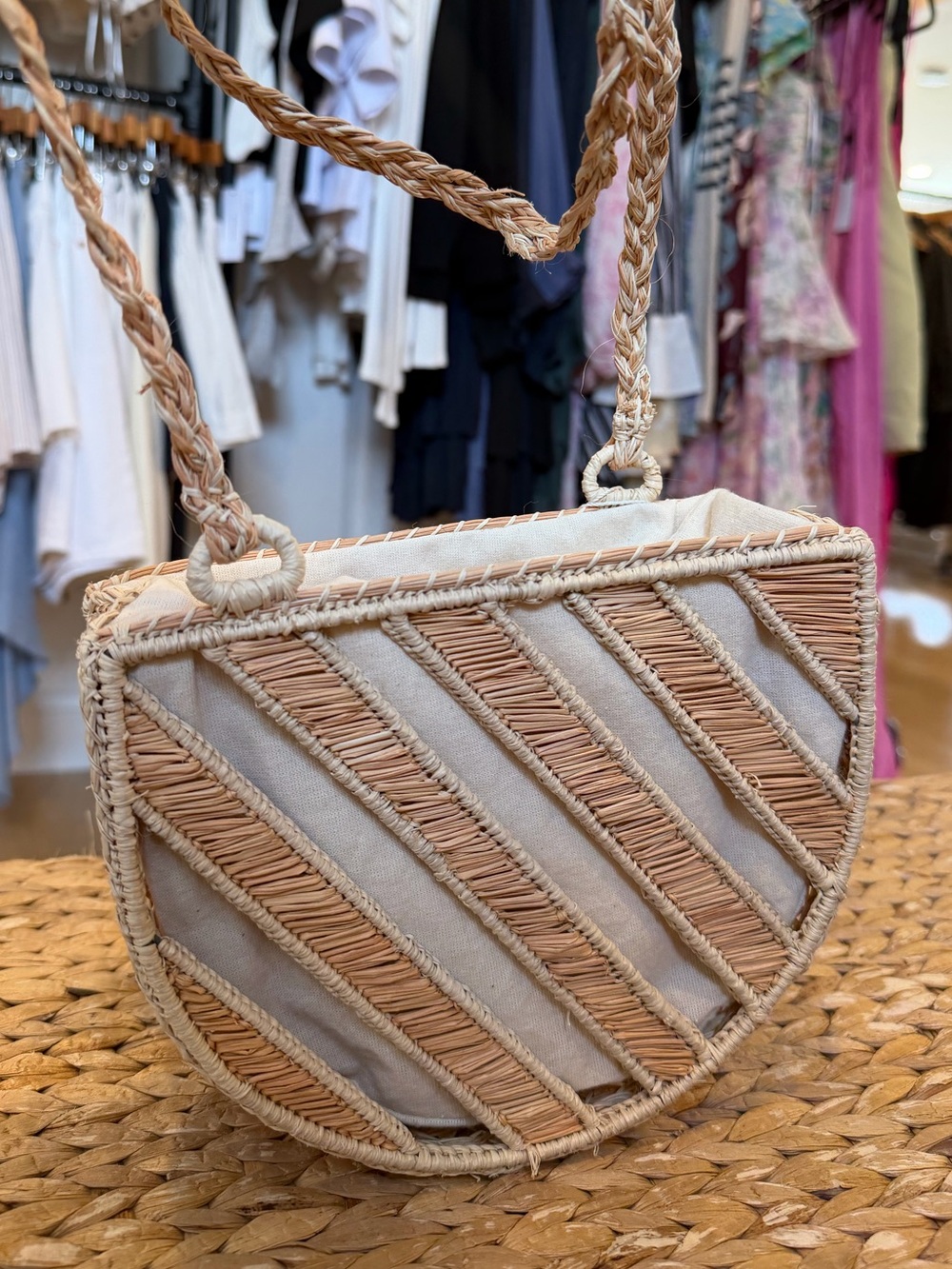 Natalia Mini Bag | Natural Camel